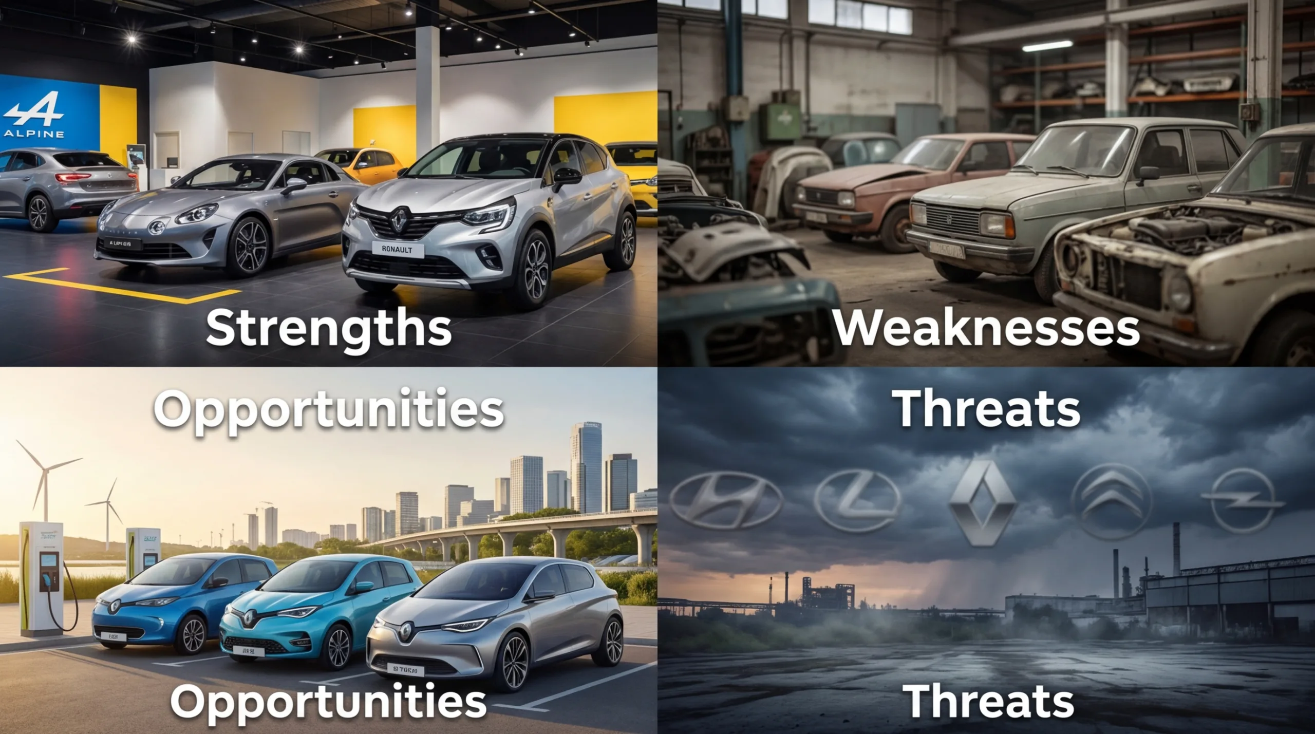 découvrez une analyse swot complète de renault, mettant en lumière ses forces, faiblesses, opportunités et menaces pour mieux comprendre sa position sur le marché automobile.